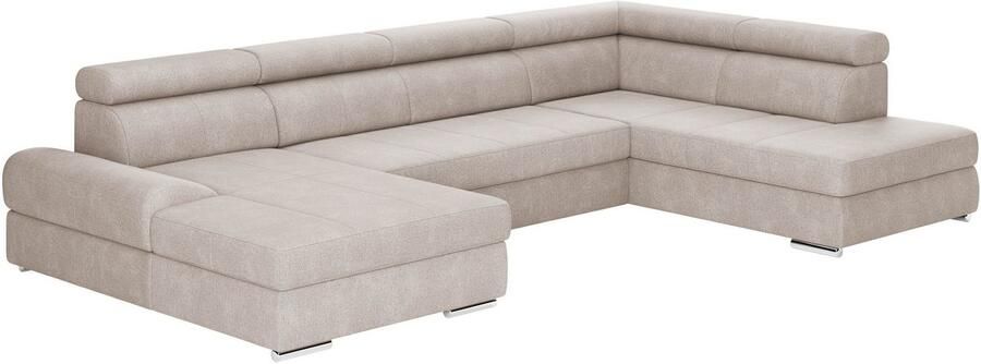 Sit&more Zithoek U-model met verstelbare hoofdsteunen naar keuze met slaapfunctie - Foto 2