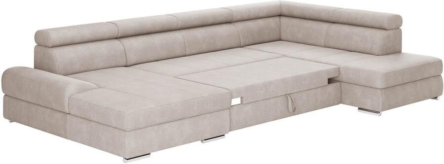 Sit&more Zithoek U-model met verstelbare hoofdsteunen naar keuze met slaapfunctie - Foto 3