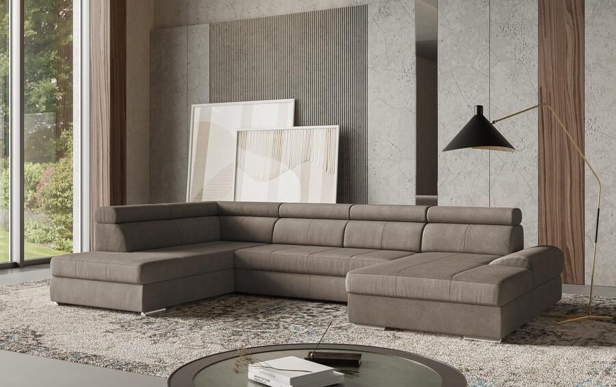 Sit&more Zithoek U-model met verstelbare hoofdsteunen naar keuze met slaapfunctie - Foto 5