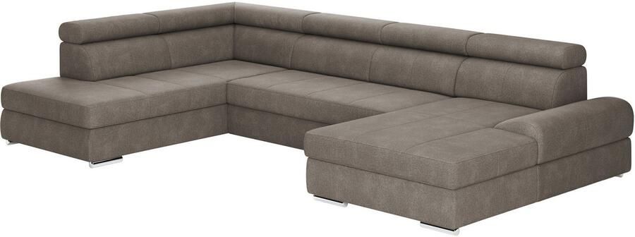 Sit&more Zithoek U-model met verstelbare hoofdsteunen naar keuze met slaapfunctie - Foto 2