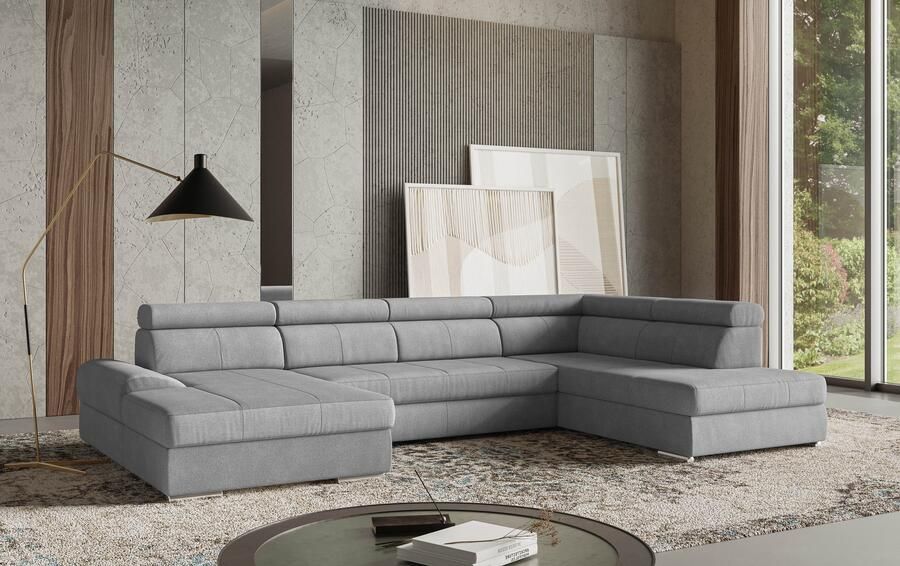 Sit&more Zithoek U-model met verstelbare hoofdsteunen naar keuze met slaapfunctie - Foto 5