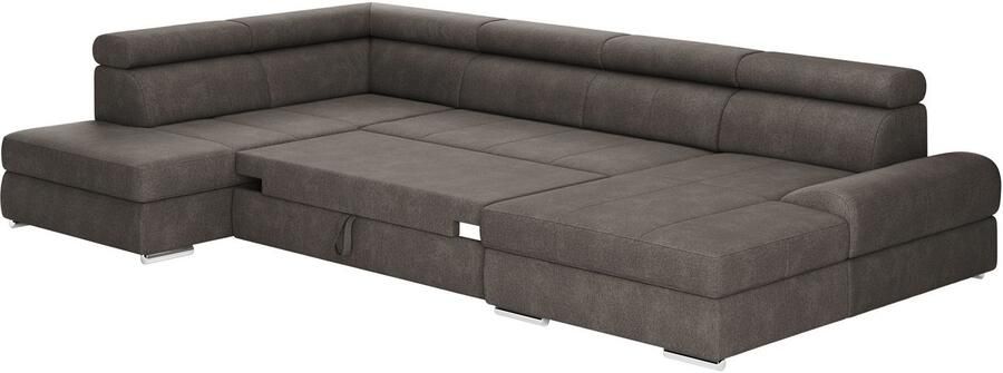 Sit&more Zithoek U-model met verstelbare hoofdsteunen naar keuze met slaapfunctie - Foto 3