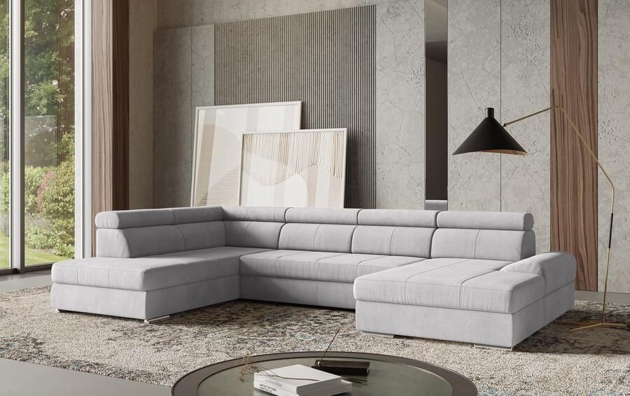 Sit&more Zithoek U-model met verstelbare hoofdsteunen naar keuze met slaapfunctie - Foto 5