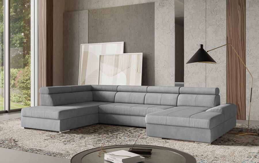 Sit&more Zithoek U-model met verstelbare hoofdsteunen naar keuze met slaapfunctie - Foto 5