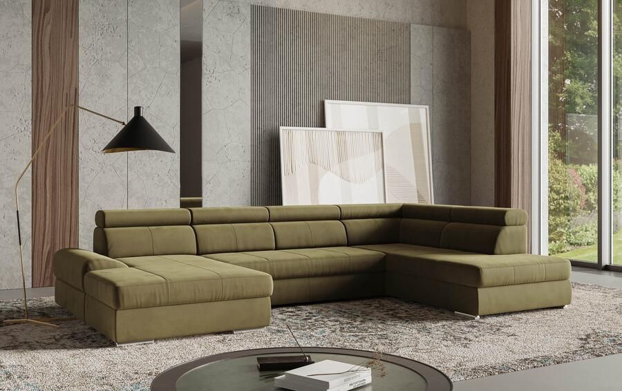 Sit&more Zithoek U-model met verstelbare hoofdsteunen naar keuze met slaapfunctie - Foto 5