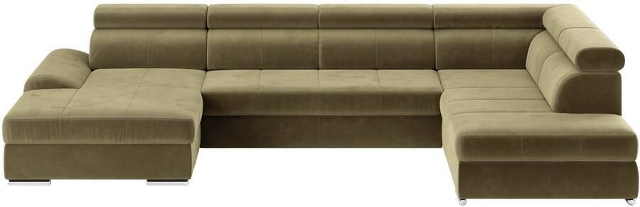 Sit&more Zithoek U-model met verstelbare hoofdsteunen naar keuze met slaapfunctie - Foto 4