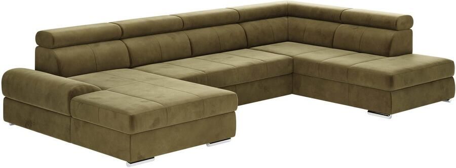 Sit&more Zithoek U-model met verstelbare hoofdsteunen naar keuze met slaapfunctie - Foto 2