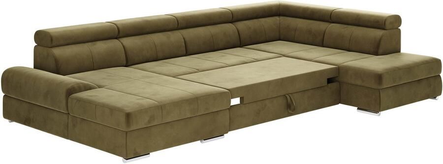 Sit&more Zithoek U-model met verstelbare hoofdsteunen naar keuze met slaapfunctie - Foto 2