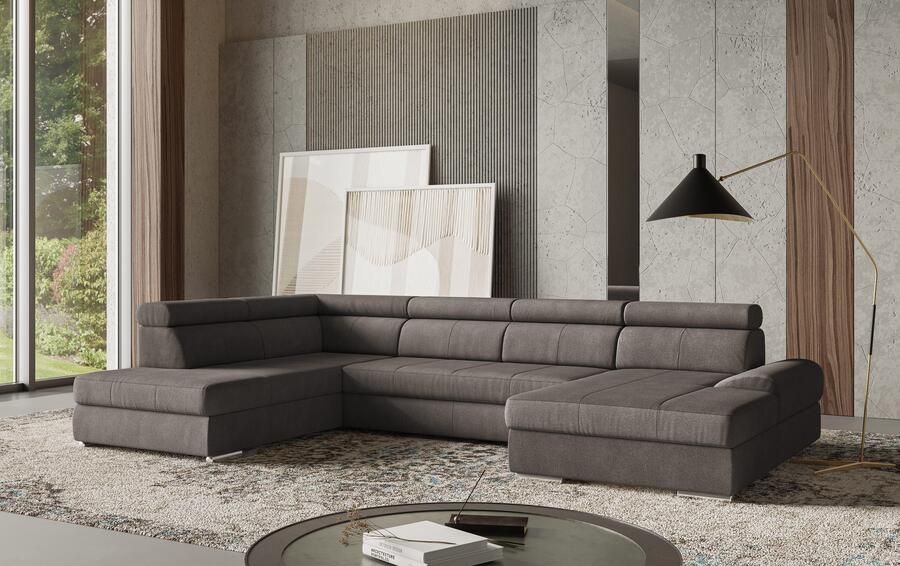 Sit&more Zithoek U-model met verstelbare hoofdsteunen naar keuze met slaapfunctie - Foto 6