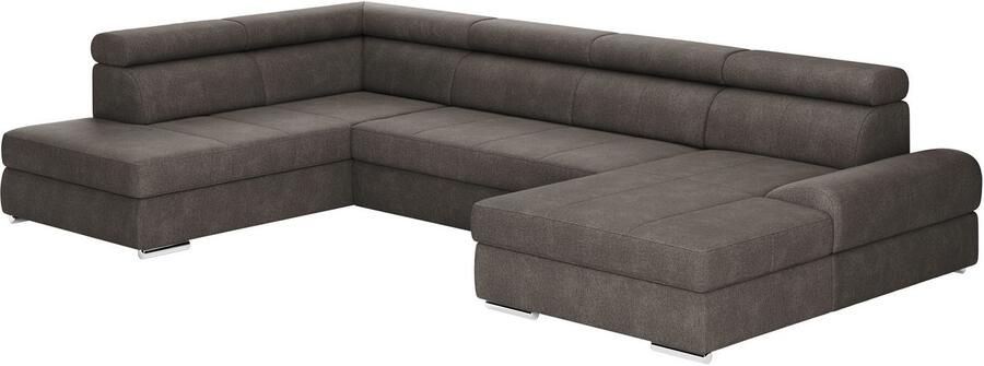 Sit&more Zithoek U-model met verstelbare hoofdsteunen naar keuze met slaapfunctie - Foto 2