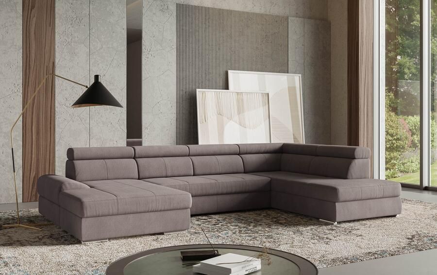 Sit&more Zithoek U-model met verstelbare hoofdsteunen naar keuze met slaapfunctie - Foto 5