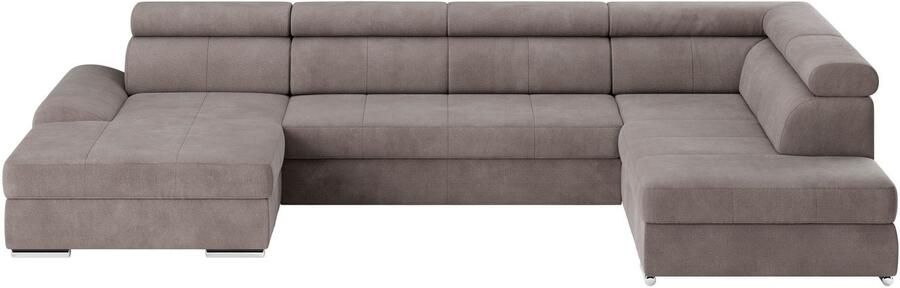 Sit&more Zithoek U-model met verstelbare hoofdsteunen naar keuze met slaapfunctie - Foto 4