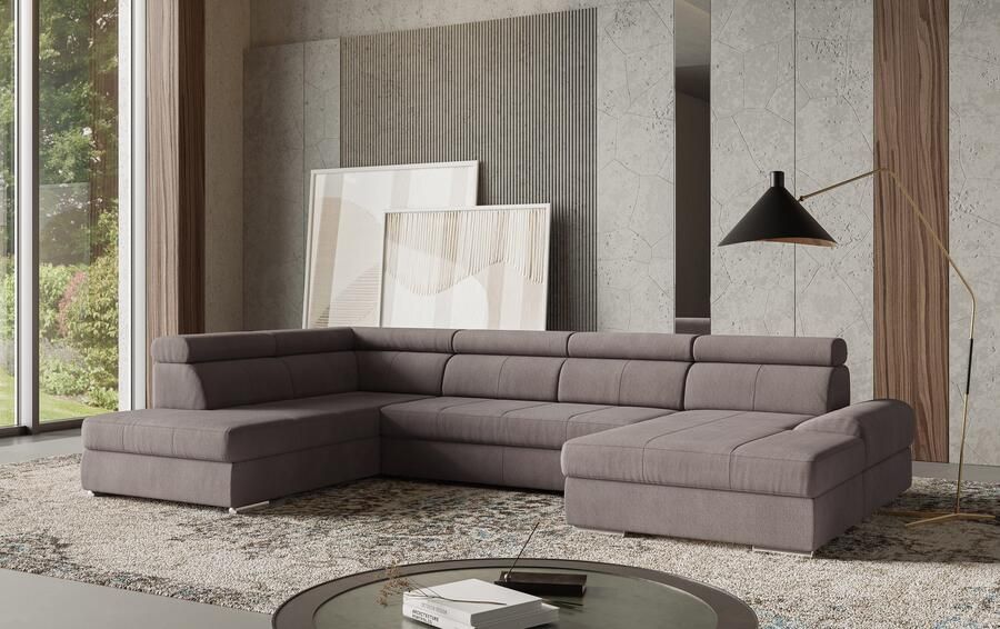 Sit&more Zithoek U-model met verstelbare hoofdsteunen naar keuze met slaapfunctie - Foto 5