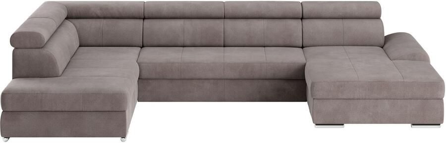 Sit&more Zithoek U-model met verstelbare hoofdsteunen naar keuze met slaapfunctie - Foto 4