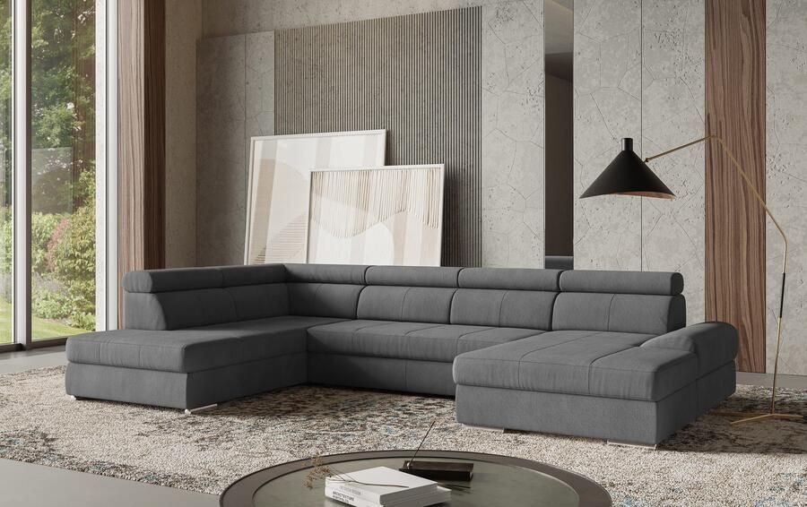 Sit&more Zithoek U-model met verstelbare hoofdsteunen naar keuze met slaapfunctie - Foto 5