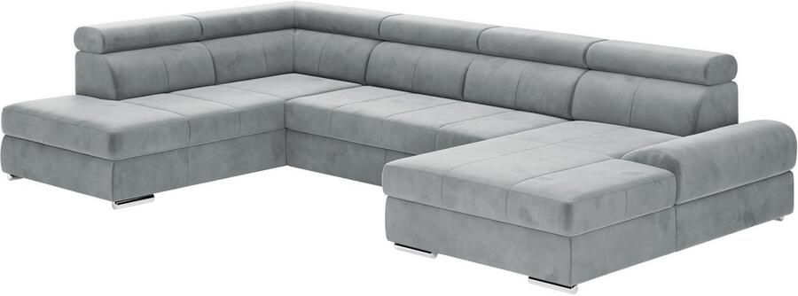 Sit&more Zithoek U-model met verstelbare hoofdsteunen naar keuze met slaapfunctie - Foto 2