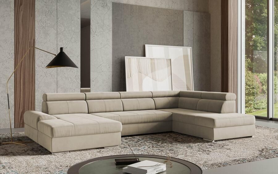 Sit&more Zithoek U-model met verstelbare hoofdsteunen naar keuze met slaapfunctie - Foto 5