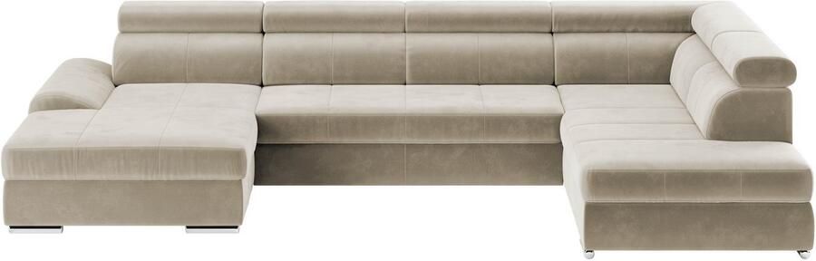 Sit&more Zithoek U-model met verstelbare hoofdsteunen naar keuze met slaapfunctie - Foto 4