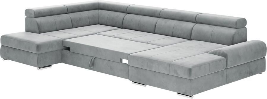 Sit&more Zithoek U-model met verstelbare hoofdsteunen naar keuze met slaapfunctie - Foto 3