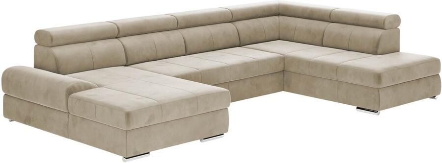 Sit&more Zithoek U-model met verstelbare hoofdsteunen naar keuze met slaapfunctie - Foto 2