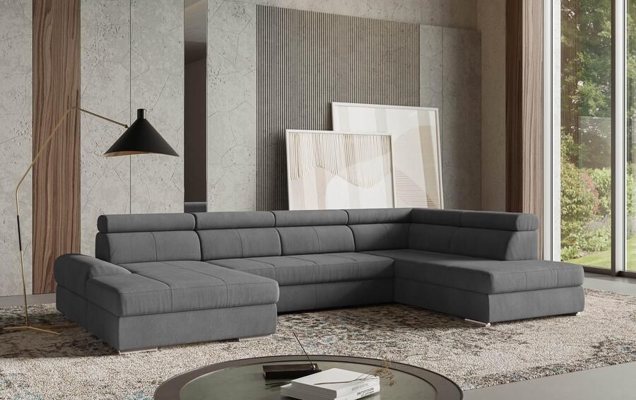 Sit&more Zithoek U-model met verstelbare hoofdsteunen naar keuze met slaapfunctie - Foto 5