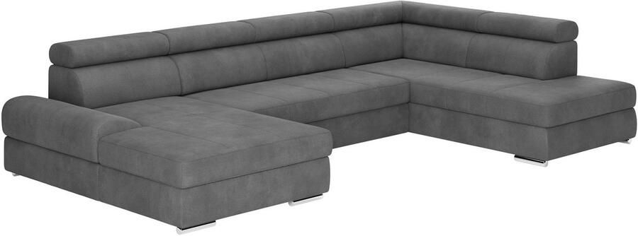 Sit&more Zithoek U-model met verstelbare hoofdsteunen naar keuze met slaapfunctie - Foto 2