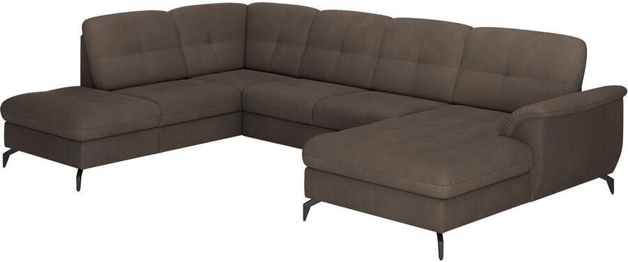 Sit&more Zithoek Zora U-vorm naar keuze met slaapfunctie en bedkist - Foto 6