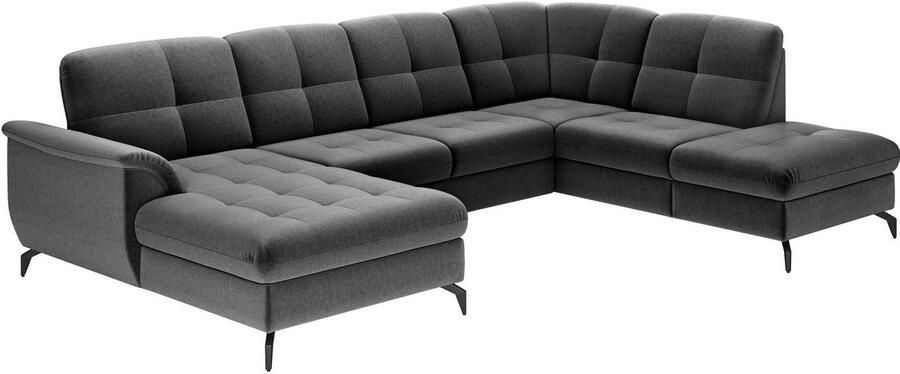 Sit&more Zithoek Zora U-vorm naar keuze met slaapfunctie en bedkist - Foto 9