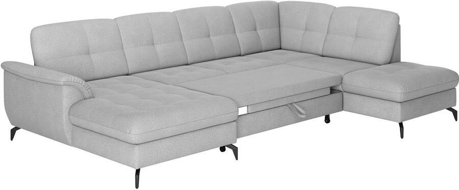 Sit&more Zithoek Zora U-vorm naar keuze met slaapfunctie en bedkist - Foto 6