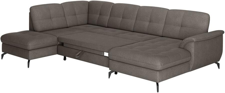 Sit&more Zithoek Zora U-vorm naar keuze met slaapfunctie en bedkist - Foto 6