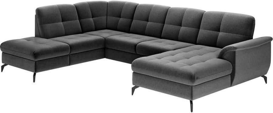 Sit&more Zithoek Zora U-vorm naar keuze met slaapfunctie en bedkist - Foto 8