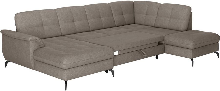 Sit&more Zithoek Zora U-vorm naar keuze met slaapfunctie en bedkist - Foto 6