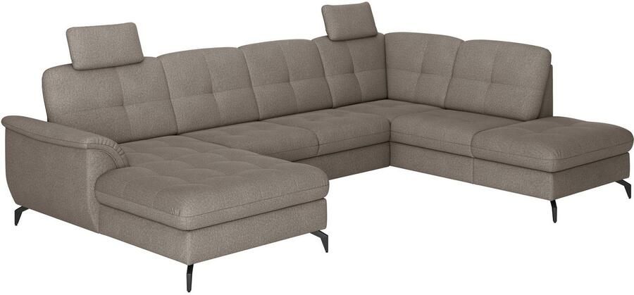 Sit&more Zithoek Zora U-vorm naar keuze met slaapfunctie en bedkist - Foto 4