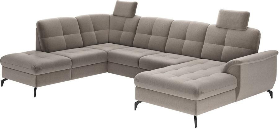 Sit&more Zithoek Zora U-vorm naar keuze met slaapfunctie en bedkist - Foto 4