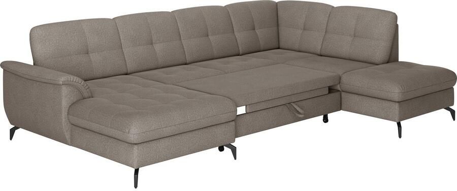 Sit&more Zithoek Zora U-vorm naar keuze met slaapfunctie en bedkist - Foto 6