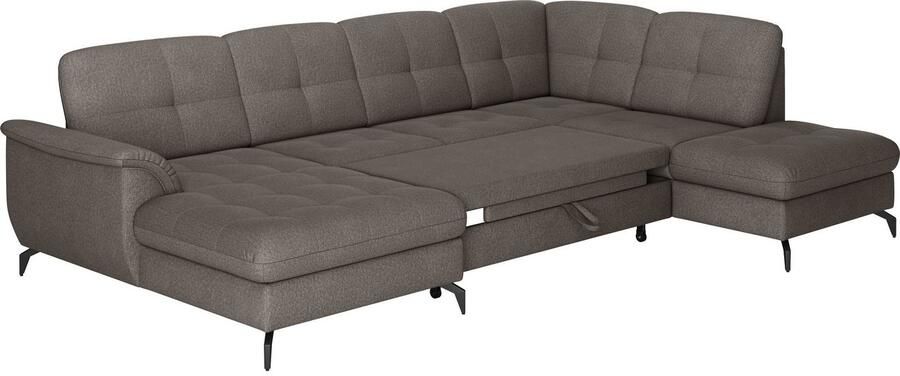 Sit&more Zithoek Zora U-vorm naar keuze met slaapfunctie en bedkist - Foto 6