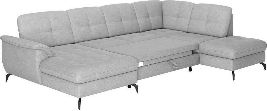 Sit&more Zithoek Zora U-vorm naar keuze met slaapfunctie en bedkist - Foto 7