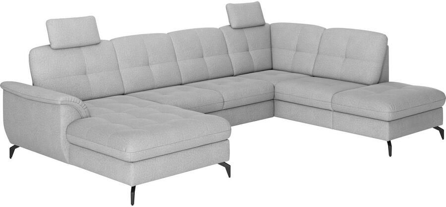 Sit&more Zithoek Zora U-vorm naar keuze met slaapfunctie en bedkist - Foto 4