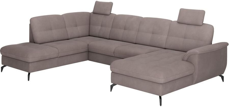 Sit&more Zithoek Zora U-vorm naar keuze met slaapfunctie en bedkist - Foto 4