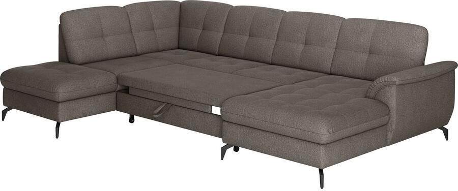 Sit&more Zithoek Zora U-vorm naar keuze met slaapfunctie en bedkist - Foto 6