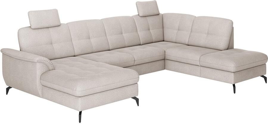 Sit&more Zithoek Zora U-vorm naar keuze met slaapfunctie en bedkist - Foto 4