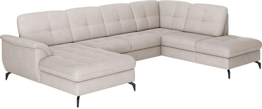 Sit&more Zithoek Zora U-vorm naar keuze met slaapfunctie en bedkist - Foto 7