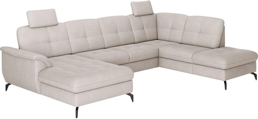 Sit&more Zithoek Zora U-vorm naar keuze met slaapfunctie en bedkist - Foto 4