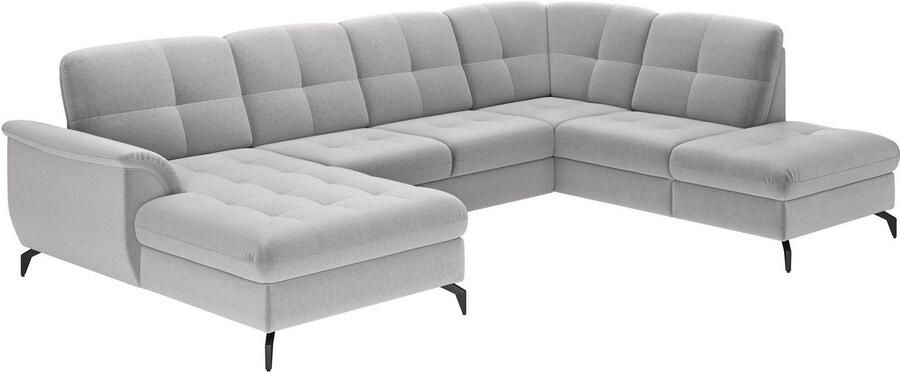 Sit&more Zithoek Zora U-vorm naar keuze met slaapfunctie en bedkist - Foto 7