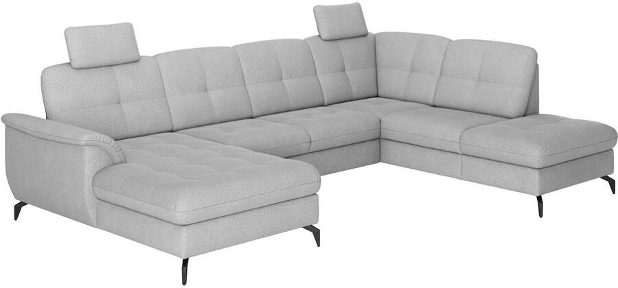 Sit&more Zithoek Zora U-vorm naar keuze met slaapfunctie en bedkist - Foto 4