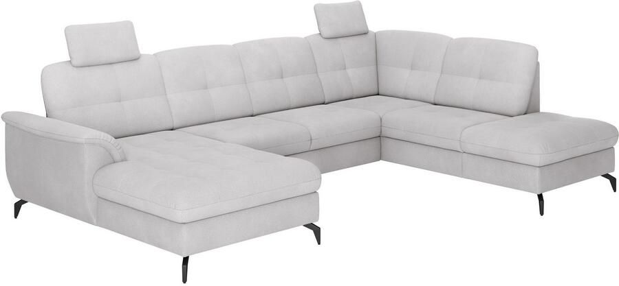 Sit&more Zithoek Zora U-vorm naar keuze met slaapfunctie en bedkist - Foto 4