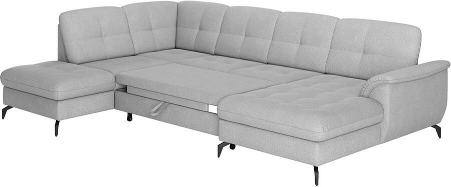 Sit&more Zithoek Zora U-vorm naar keuze met slaapfunctie en bedkist - Foto 6