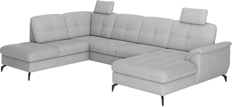 Sit&more Zithoek Zora U-vorm naar keuze met slaapfunctie en bedkist - Foto 4