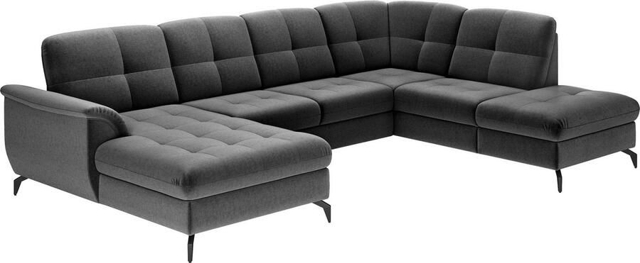 Sit&more Zithoek Zora U-vorm naar keuze met slaapfunctie en bedkist - Foto 7