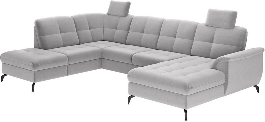 Sit&more Zithoek Zora U-vorm naar keuze met slaapfunctie en bedkist - Foto 4